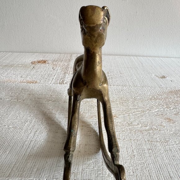 Vintage Solid Brass Rocking Horse Figurine - Picture 2 of 10